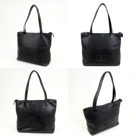 CHANEL Handbags - 💎✨Beautiful✨💎Authentic CHANEL COCO Mark Leather Shoulder Bag Black